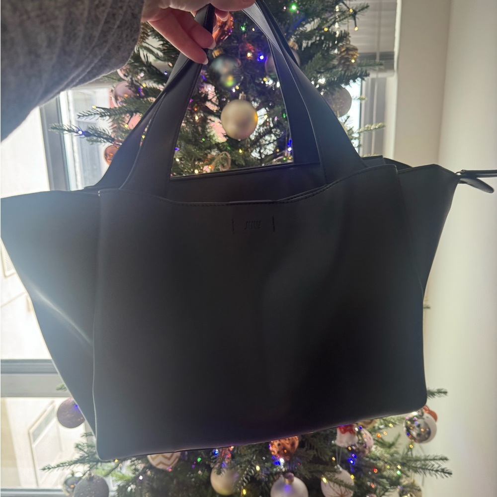 July Black Travel Tote Bag